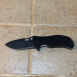 Black Folding Knife